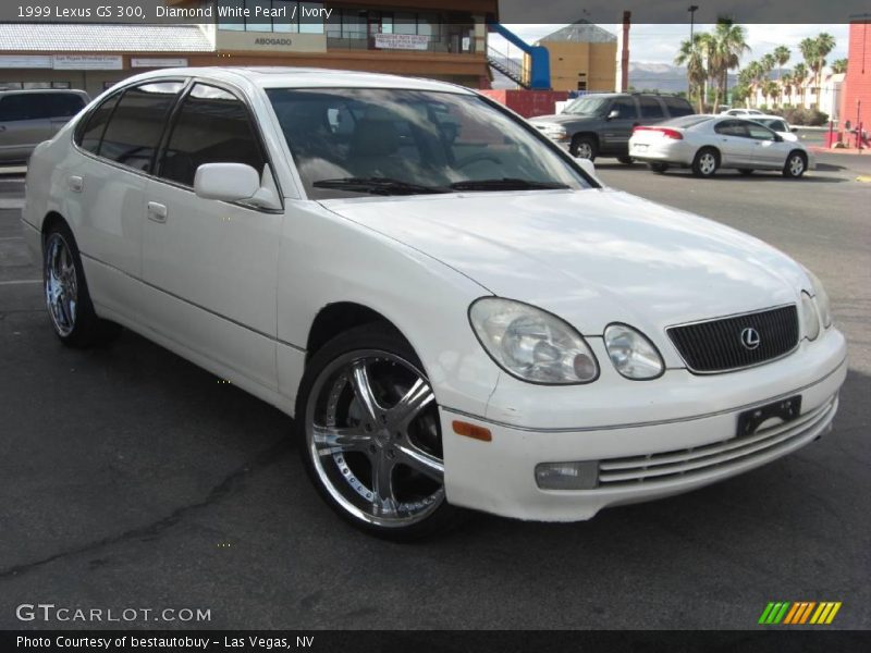 Diamond White Pearl / Ivory 1999 Lexus GS 300