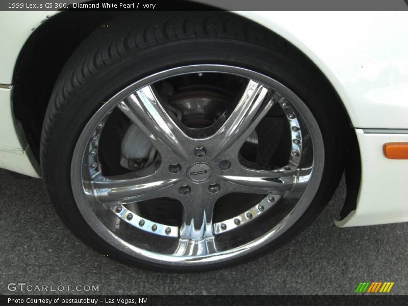 Diamond White Pearl / Ivory 1999 Lexus GS 300