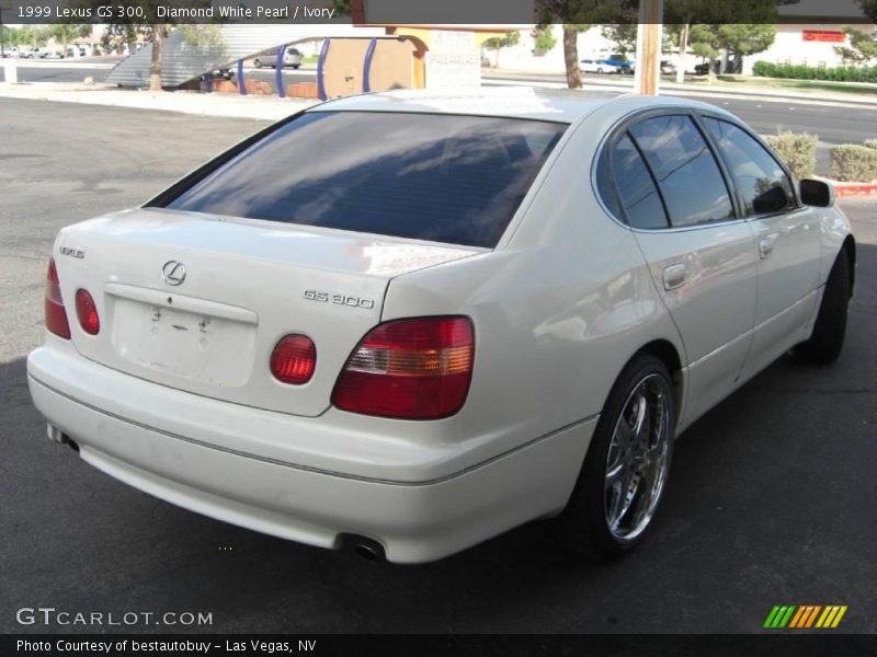 Diamond White Pearl / Ivory 1999 Lexus GS 300