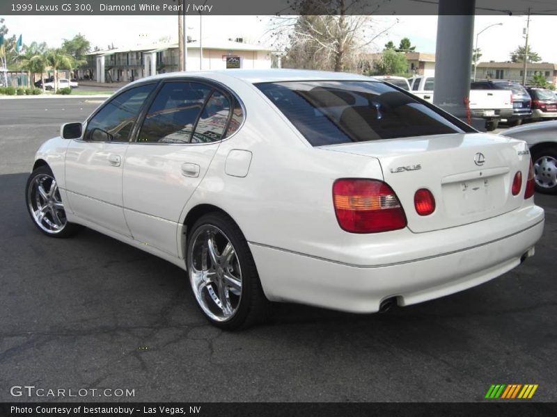 Diamond White Pearl / Ivory 1999 Lexus GS 300