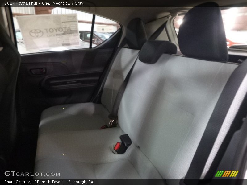 Rear Seat of 2017 Prius c One