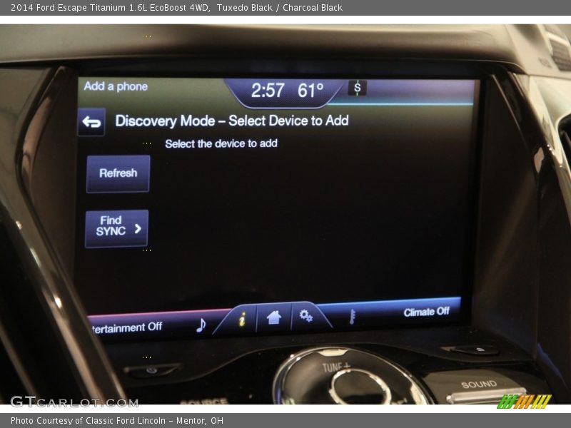 Tuxedo Black / Charcoal Black 2014 Ford Escape Titanium 1.6L EcoBoost 4WD
