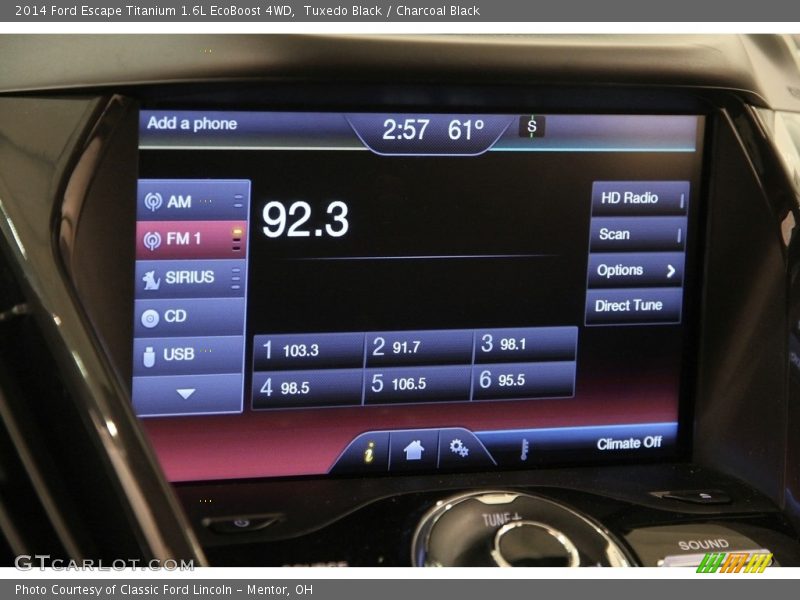 Tuxedo Black / Charcoal Black 2014 Ford Escape Titanium 1.6L EcoBoost 4WD