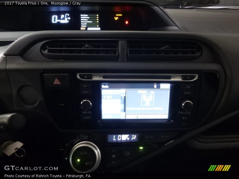 Controls of 2017 Prius c One