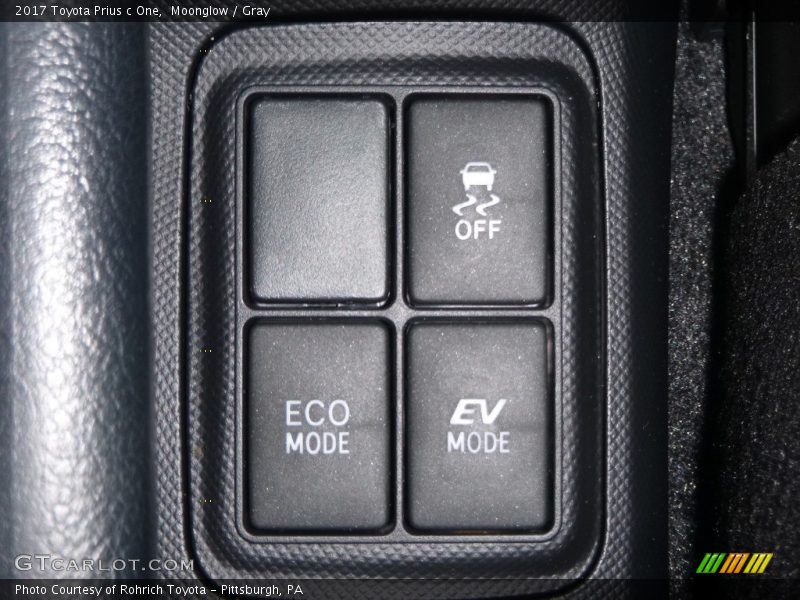 Controls of 2017 Prius c One