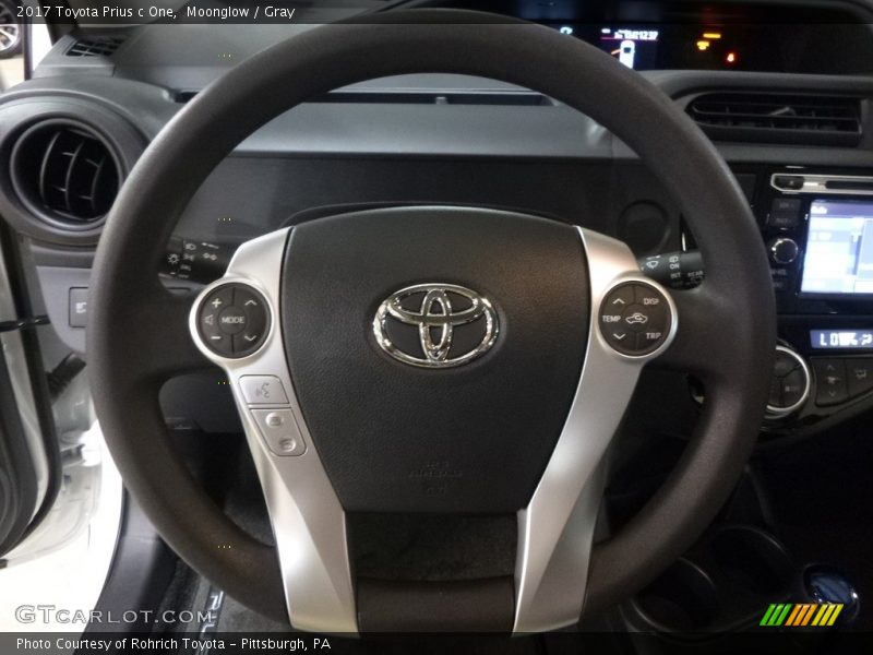  2017 Prius c One Steering Wheel