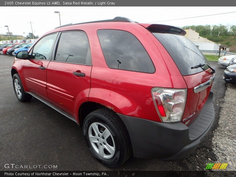 Salsa Red Metallic / Light Gray 2005 Chevrolet Equinox LS AWD