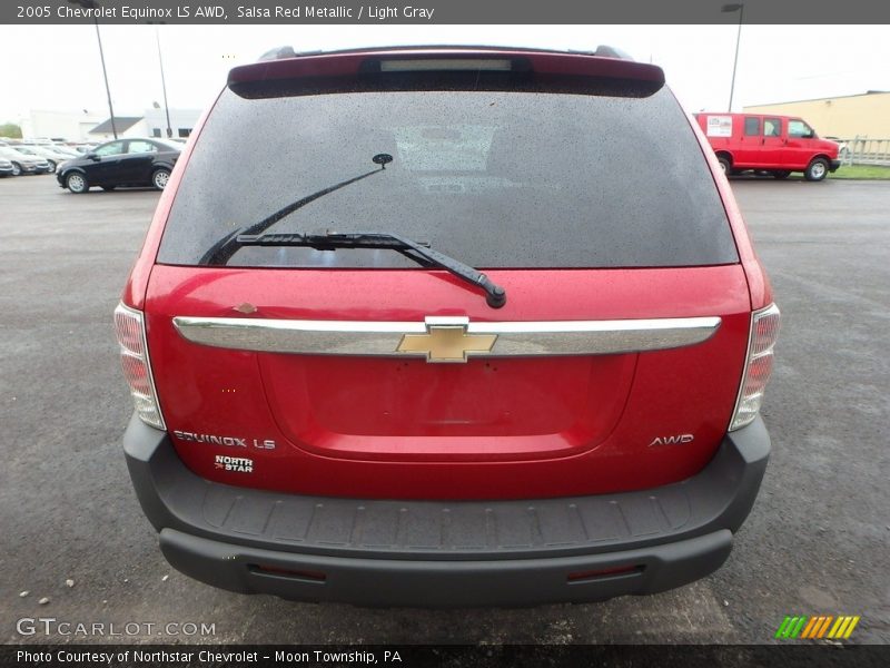 Salsa Red Metallic / Light Gray 2005 Chevrolet Equinox LS AWD