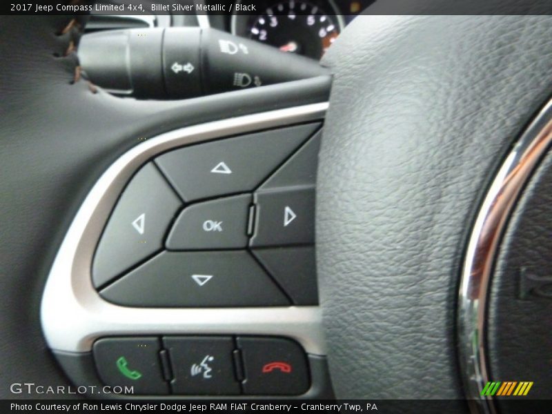 Billet Silver Metallic / Black 2017 Jeep Compass Limited 4x4