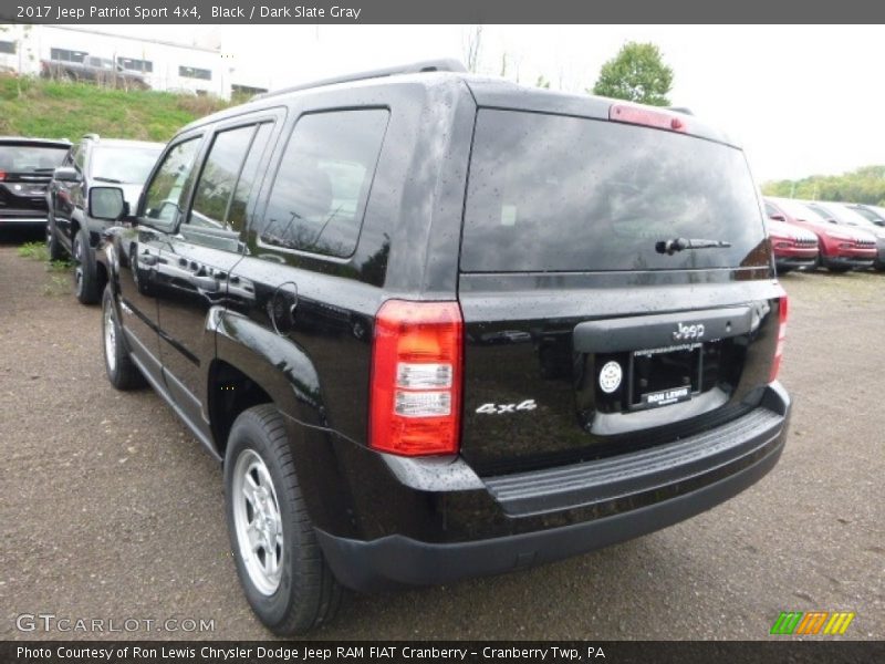 Black / Dark Slate Gray 2017 Jeep Patriot Sport 4x4