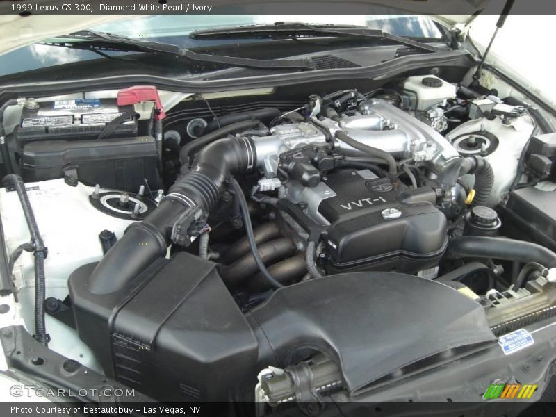 Diamond White Pearl / Ivory 1999 Lexus GS 300