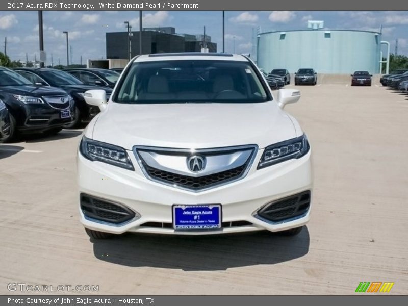 White Diamond Pearl / Parchment 2017 Acura RDX Technology