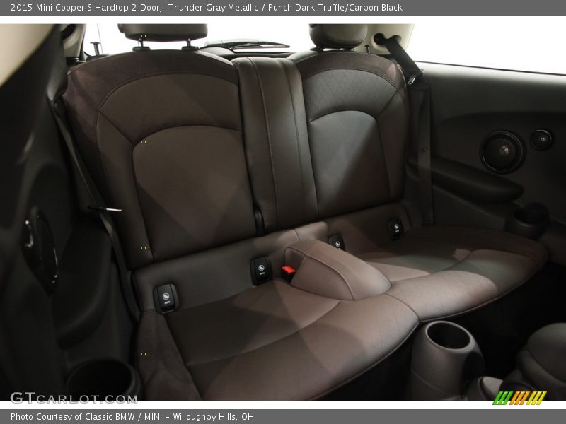 Thunder Gray Metallic / Punch Dark Truffle/Carbon Black 2015 Mini Cooper S Hardtop 2 Door