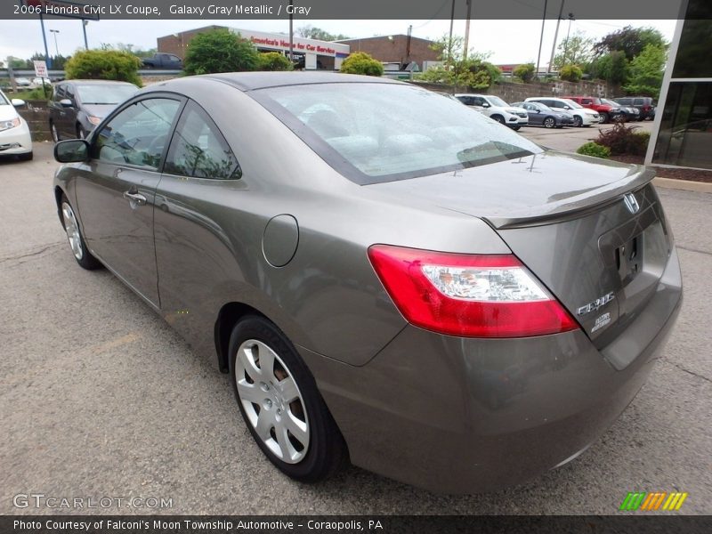 Galaxy Gray Metallic / Gray 2006 Honda Civic LX Coupe