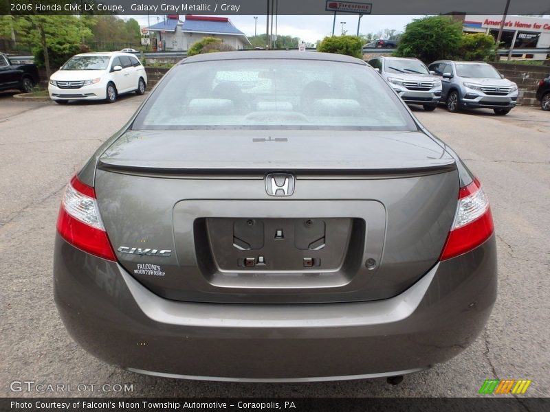 Galaxy Gray Metallic / Gray 2006 Honda Civic LX Coupe