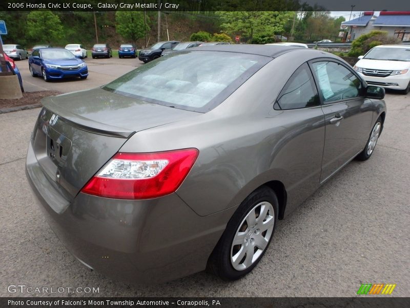 Galaxy Gray Metallic / Gray 2006 Honda Civic LX Coupe