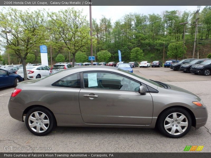 Galaxy Gray Metallic / Gray 2006 Honda Civic LX Coupe