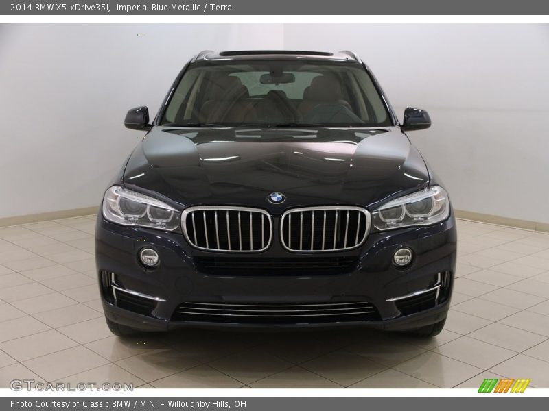 Imperial Blue Metallic / Terra 2014 BMW X5 xDrive35i