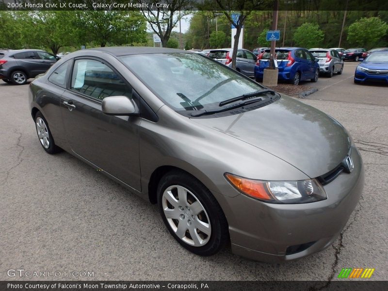 Galaxy Gray Metallic / Gray 2006 Honda Civic LX Coupe
