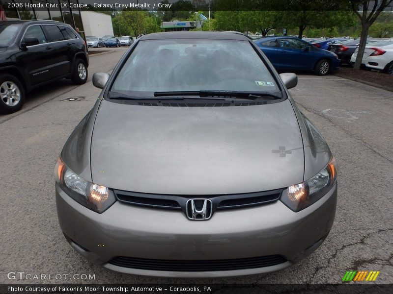 Galaxy Gray Metallic / Gray 2006 Honda Civic LX Coupe