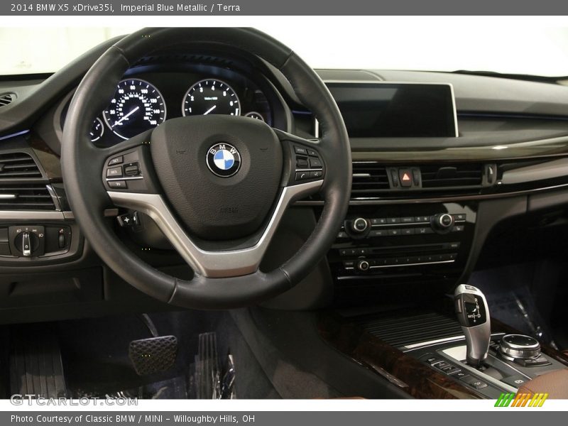 Imperial Blue Metallic / Terra 2014 BMW X5 xDrive35i