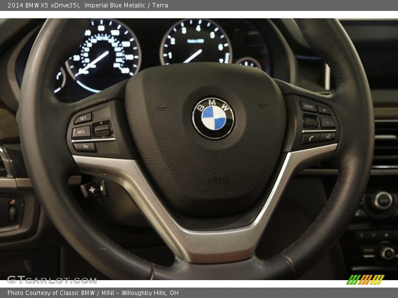 Imperial Blue Metallic / Terra 2014 BMW X5 xDrive35i