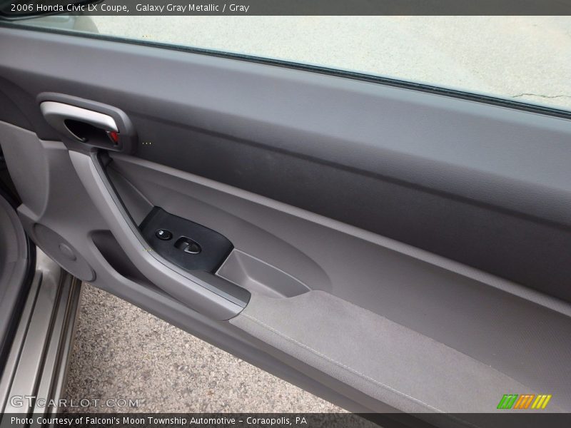 Galaxy Gray Metallic / Gray 2006 Honda Civic LX Coupe