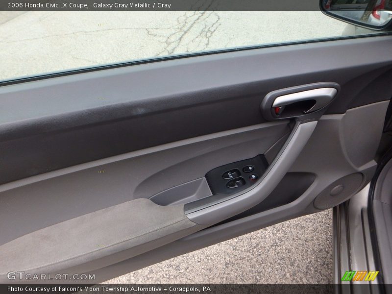 Galaxy Gray Metallic / Gray 2006 Honda Civic LX Coupe