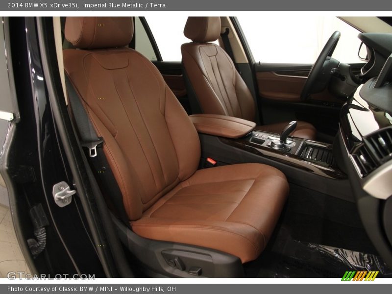 Imperial Blue Metallic / Terra 2014 BMW X5 xDrive35i