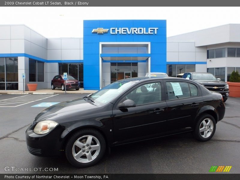 Black / Ebony 2009 Chevrolet Cobalt LT Sedan