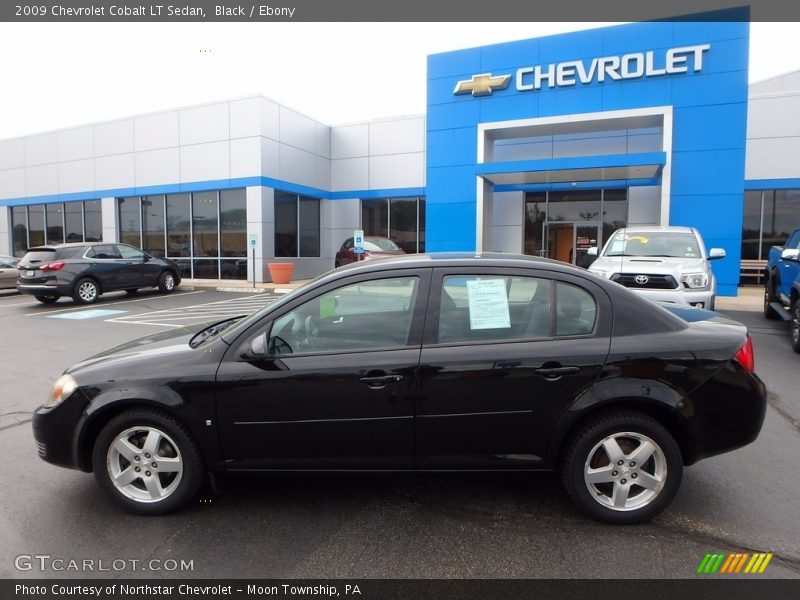 Black / Ebony 2009 Chevrolet Cobalt LT Sedan
