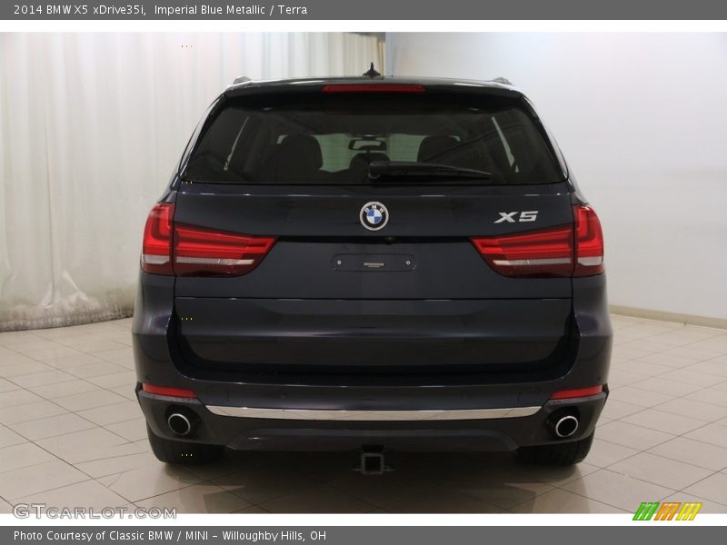 Imperial Blue Metallic / Terra 2014 BMW X5 xDrive35i