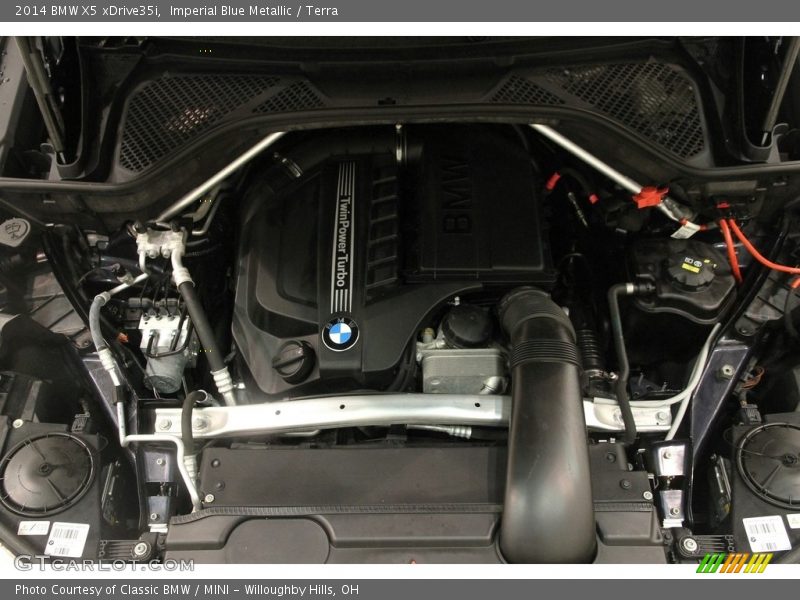 Imperial Blue Metallic / Terra 2014 BMW X5 xDrive35i