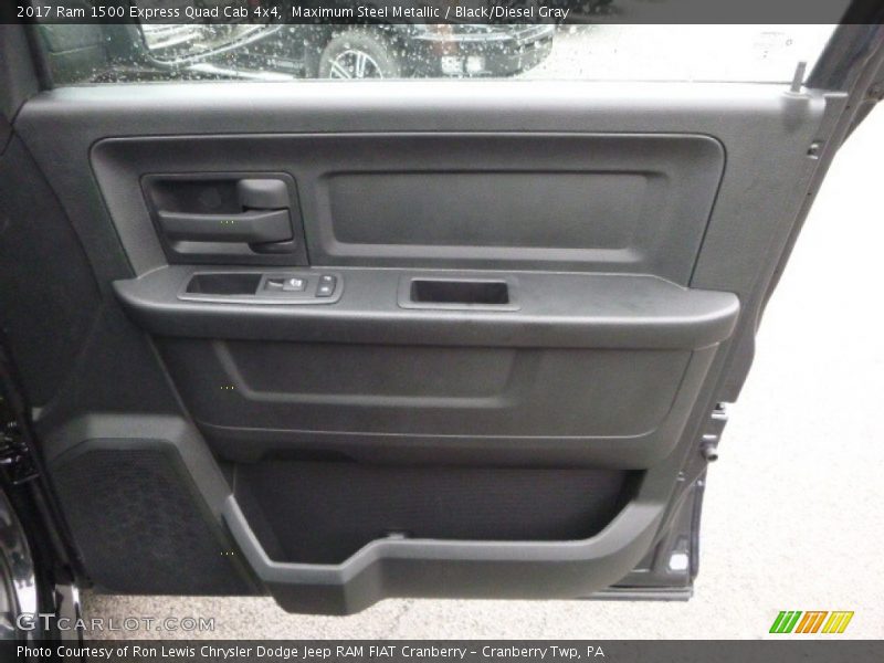 Maximum Steel Metallic / Black/Diesel Gray 2017 Ram 1500 Express Quad Cab 4x4