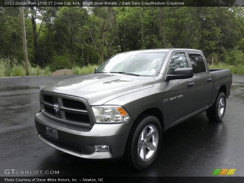 Bright Silver Metallic / Dark Slate Gray/Medium Graystone 2012 Dodge Ram 1500 ST Crew Cab 4x4