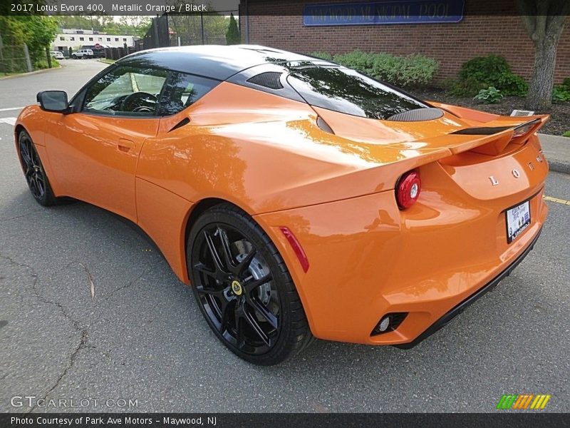 Metallic Orange / Black 2017 Lotus Evora 400