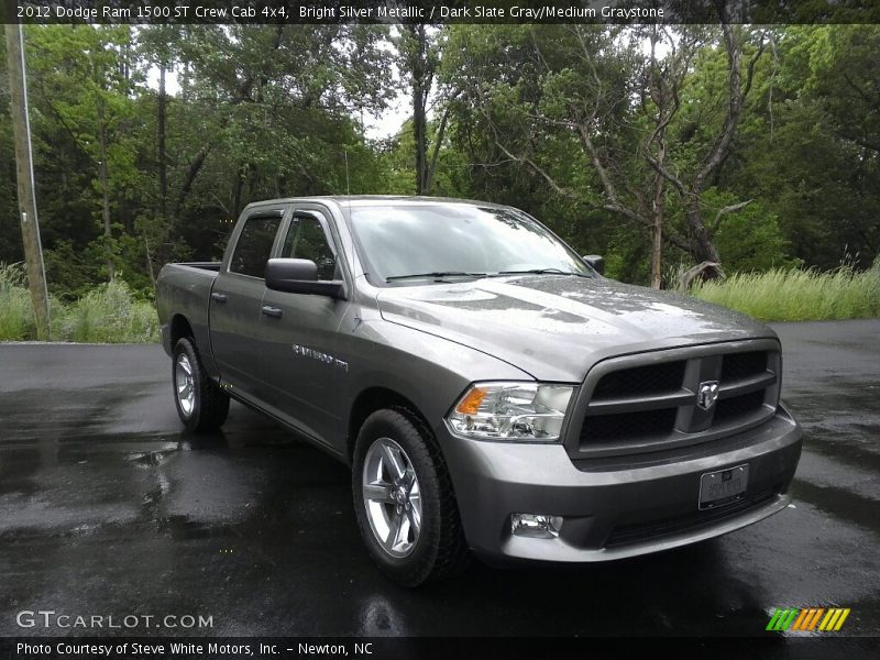 Bright Silver Metallic / Dark Slate Gray/Medium Graystone 2012 Dodge Ram 1500 ST Crew Cab 4x4