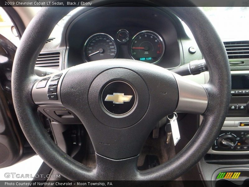 Black / Ebony 2009 Chevrolet Cobalt LT Sedan