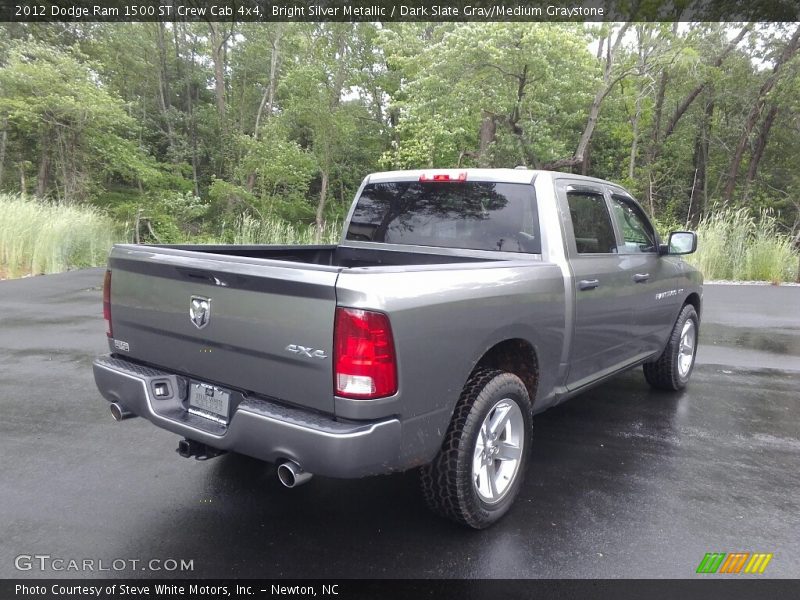 Bright Silver Metallic / Dark Slate Gray/Medium Graystone 2012 Dodge Ram 1500 ST Crew Cab 4x4