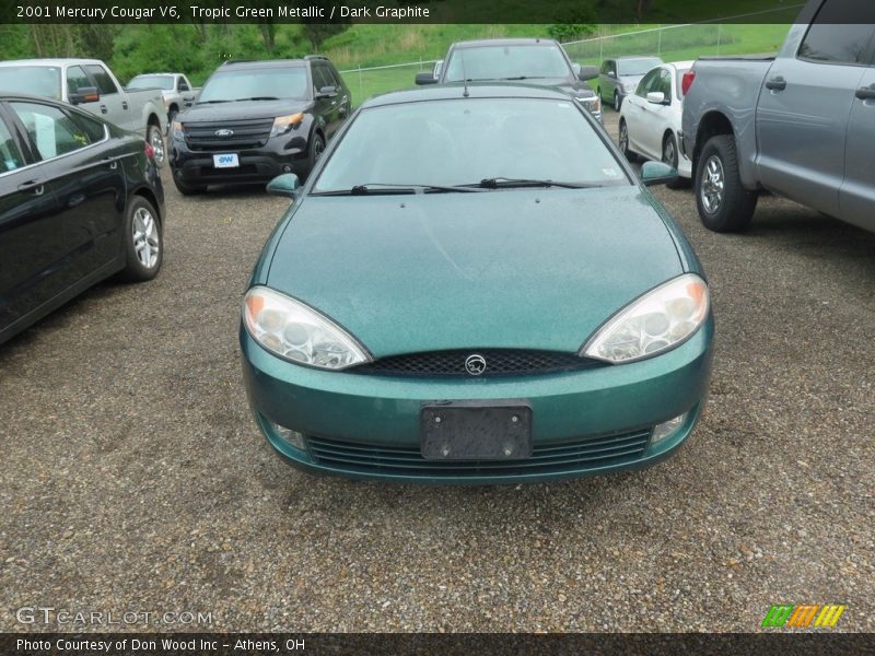 Tropic Green Metallic / Dark Graphite 2001 Mercury Cougar V6