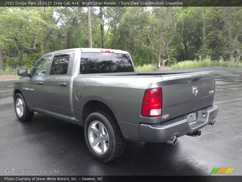 Bright Silver Metallic / Dark Slate Gray/Medium Graystone 2012 Dodge Ram 1500 ST Crew Cab 4x4