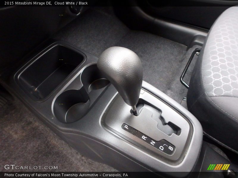 Cloud White / Black 2015 Mitsubishi Mirage DE