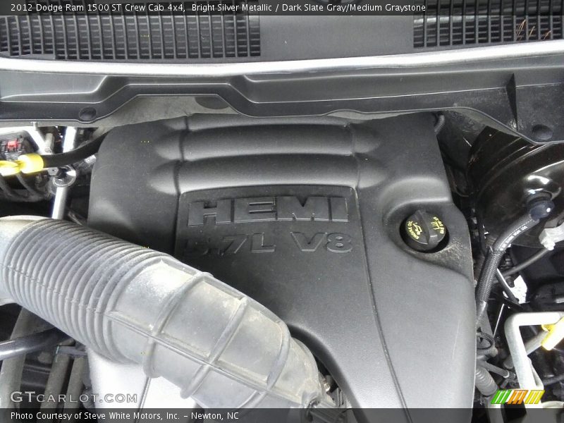 Bright Silver Metallic / Dark Slate Gray/Medium Graystone 2012 Dodge Ram 1500 ST Crew Cab 4x4
