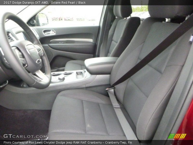 Octane Red Pearl / Black 2017 Dodge Durango SXT AWD