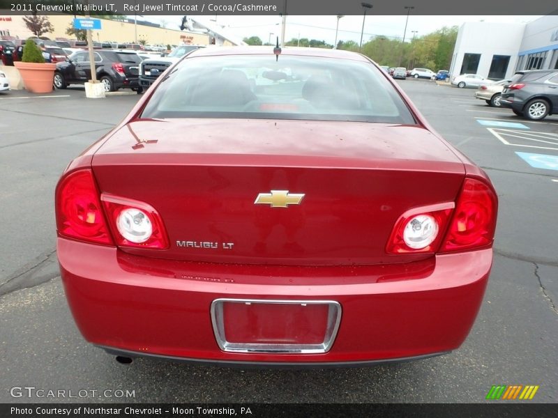 Red Jewel Tintcoat / Cocoa/Cashmere 2011 Chevrolet Malibu LT