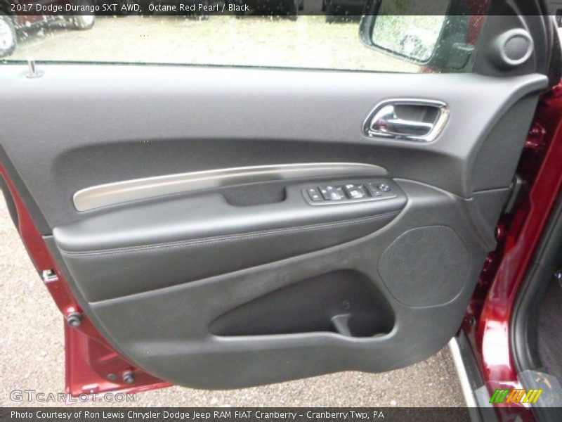 Octane Red Pearl / Black 2017 Dodge Durango SXT AWD