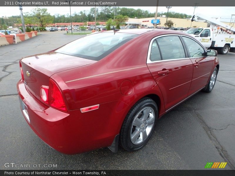 Red Jewel Tintcoat / Cocoa/Cashmere 2011 Chevrolet Malibu LT