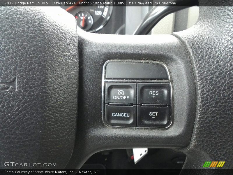 Bright Silver Metallic / Dark Slate Gray/Medium Graystone 2012 Dodge Ram 1500 ST Crew Cab 4x4