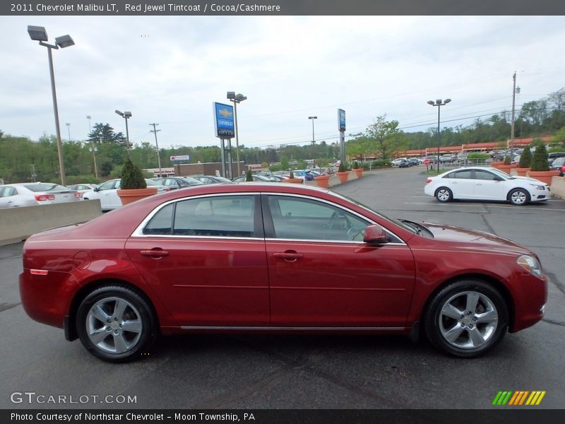Red Jewel Tintcoat / Cocoa/Cashmere 2011 Chevrolet Malibu LT