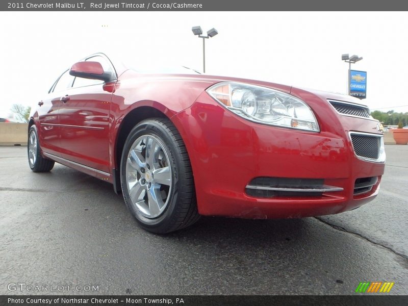 Red Jewel Tintcoat / Cocoa/Cashmere 2011 Chevrolet Malibu LT